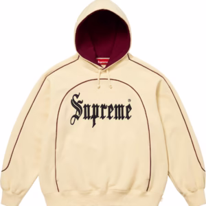 Curve Piping Hooded Sweatshirt