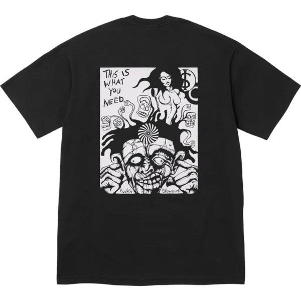 Fuckin Blowout Tee Black - Image 2