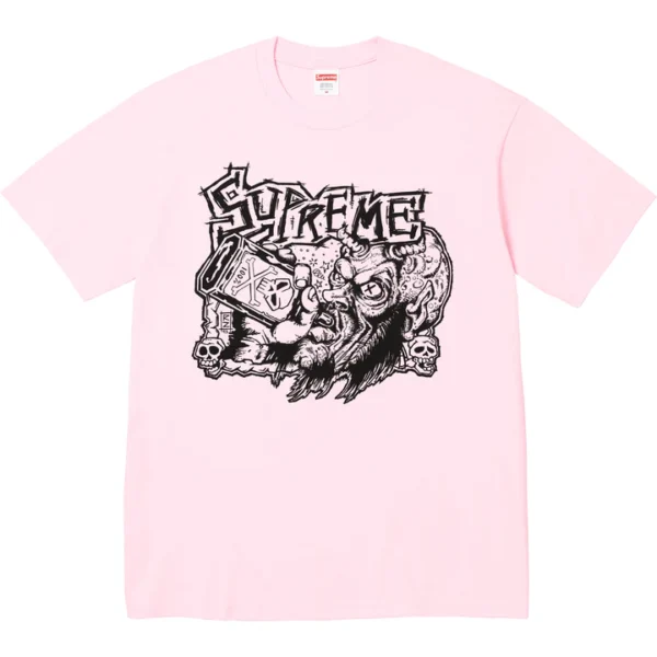 Fuckin Blowout Tee Light Pink