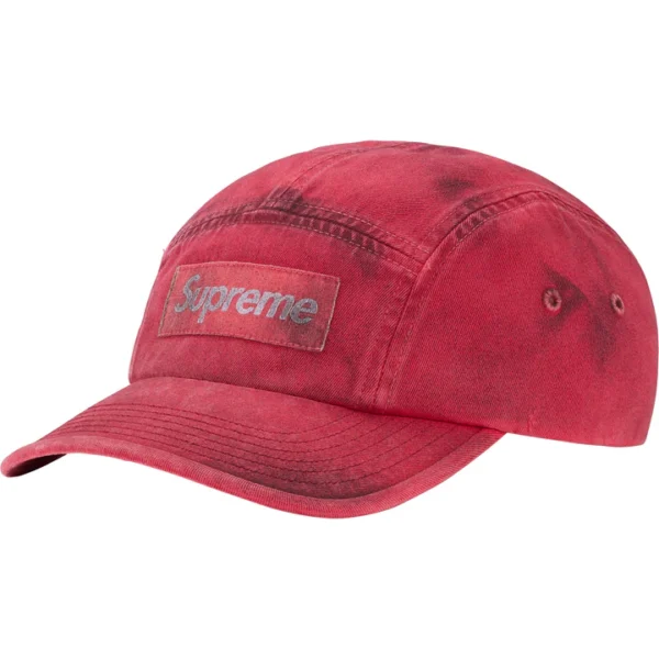 Overdyed Camp Cap Red