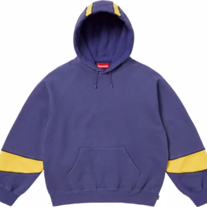 Paneled Hooded Sweatshirt