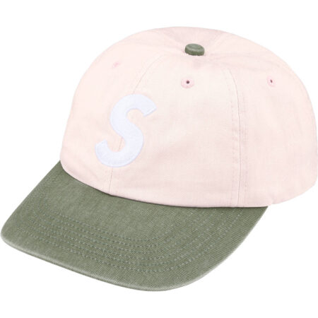 Pigment Coated 2-Tone S Logo 6-Panel Light Pink