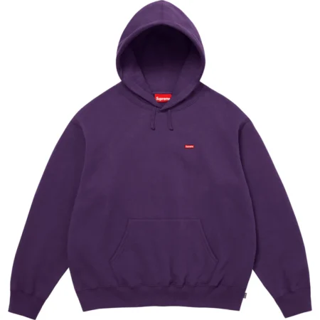 Small Box Hooded Sweatshirt Dark Purple