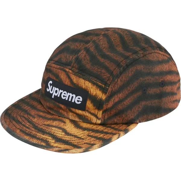 Washed Chino Twill Camp Cap Tiger